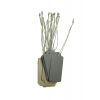 Ajándékkísérő címke papír 3.2*7cm s/24 szürke/sötét szürke