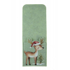 Evőeszköztartó filc szarvasos 9.8*26cm zöld