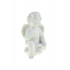 Angyal poly 7.2*7.8*11.5cmH térdelő fehér