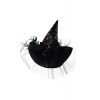 Boszorkány kalap textil 50cm fekete