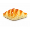 Croissant műanyag 16*9cm barna
