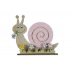 Csiga fa 15.5*18.5*4cm 2D rózsaszín
