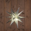 Csillag 3D 35cm LEDes ezüst