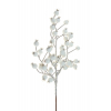 Dekor bogyós ág 59cm fehér