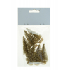 Dekor fenyő 6cm s/6 glitteres arany