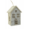 Dekor ház filc 15*10*6,8cm bézs