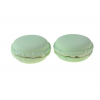 Dekor macaron D3,5*2cm s/2 zöld