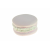 Dekor macaron gipsz 2D 4cm rózsaszín