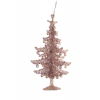Dekoráció karácsonyfa akasztós rózsaszín