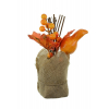 Dekoráció őszi 22cm bogyós/tökkel