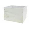 Doboz fa 14*16*11cm fehér