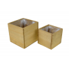 Doboz fa A:13.5X13.5XH13 B:11X11XH10 C:9X9XH8 s/2 barna