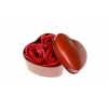 Doboz+rózsa szappan szív alakú 6,5*7cm piros
