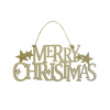 Felirat fa Merry Ch. 28.5X11.5CM akasztós natúr