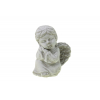 Figura angyal kő 8x7x11cm szürke
