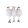 Figura angyal plüss 50 cm álló 3 féle fehér