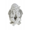 Figura angyal poly 14*10cm 2féle fehér