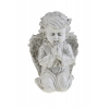 Figura angyal poly 16*10cm fehér