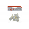 Figura angyal poly 3,4*2,1*3,9cm s/3 csillaggal fehér