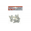 Figura angyal poly 3,8*2,5*4cm s/3 szívvel fehér