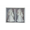 Figura angyal poly 5,8cm s/2 fehér
