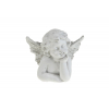 Figura angyal poly 6*4cm fehér