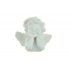 Figura angyal poly 6,8cm fehér