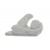 Figura angyal poly 7,8*3,3*4,5cm szárnyán alvó szürke