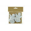 Figura angyal poly 7,8cm s/2 fehér