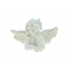 Figura angyal poly 8,4*4*5,5cm fehér