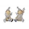 Figura angyal poly 8*8*11 cm ülő 2 féle pezsgő