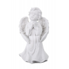 Figura angyal poly 11,6*9,2*2,5cm imádkozó fehér