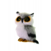 Figura bagoly plüss 6*4.5*7 szürke