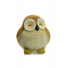 Figura bagoly terrakotta 6cm barna