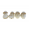 Figura bárány poly 9*7,5*6cm 4féle fehér