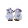 Figura bárány terrakotta 5.5*4.5*7.5cm 2féle fehér