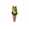 Figura béka kerámai 7*7*17cm zöld