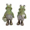 Figura béka poly 5.5*3.5*10cm 2féle zöld