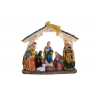 Figura betlehemi poly 22*20*7cm 2féle színes