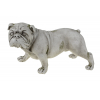 Figura bulldog kerámia 18*39*21cm álló szürke