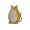 Figura cica poly 7.5*6*8.5cm barna