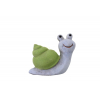 Figura csiga kerámia 5.5*3*5.5cm zöld