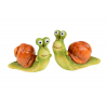 Figura csiga kerámia 9.5*5*8cm 2féle zöld