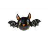 Figura denevér poly 11,8*5,4*6,2 cm fekete
