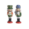 Figura diótörő kerámia 6,5cm álló 2féle zöld/piros