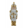 Figura diótörő poly 5,5*3,4*14,5cm fehér/arany