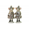 Figura egér poly 5*4*12.5cm 2féle szürke