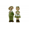 Figura farmer fiú/lány poly 4*3.5*11.5cm zöld