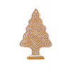 Figura fenyő poly 12,8cm barna