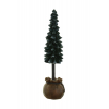 Figura fenyő poly 3,6*3,5*14cm zsákban barna/zöld